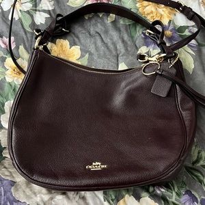 Coach hobo bag, color- oxblood